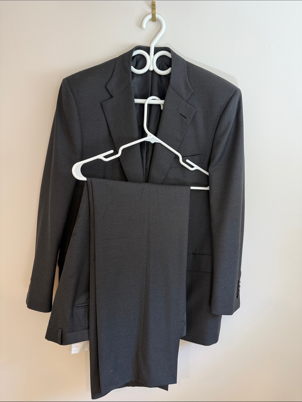 Brioni Charcoal Gray Two-Piece Wool Suit